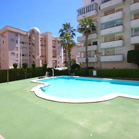 Apartamento Casaturis En Los Arenales Del Sol Ar102 Con Terraza Y Piscina Exterior photo